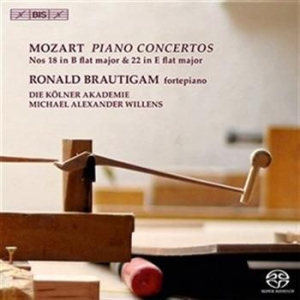 Wolfgang Amadeus Mozart - Piano Concertos 18&22 ryhmässä Musiikki / SACD / Klassiskt @ Bengans Skivbutik AB (1006285)