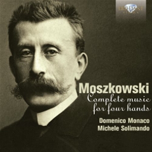 Moszkowski - Music For Four Hands ryhmässä CD @ Bengans Skivbutik AB (1058015)