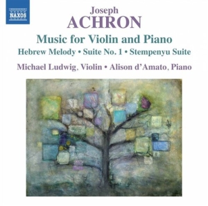 Achron - Music For Violin And Piano ryhmässä CD @ Bengans Skivbutik AB (1088092)