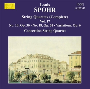 Spohr - String Quartets Vol 17 ryhmässä ME SUOSITTELEMME / Joululahjavinkki: CD @ Bengans Skivbutik AB (1088132)