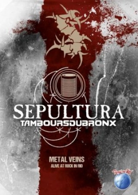 Sepultura With Les Tambours Du Bron - Metal Veins: Alive At Rock In Rio ryhmässä Minishops / Sepultura @ Bengans Skivbutik AB (1089512)