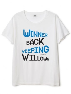 Winnebäck Lars - T-shirt M Vit Weeping - Winnerbäck ryhmässä MERCH @ Bengans Skivbutik AB (1112288)