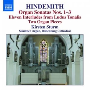 Hindemith - Organ Sonatas ryhmässä CD @ Bengans Skivbutik AB (1114151)