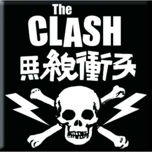 Clash - Skull & Crossbones -  Fridge Magnet ryhmässä Minishops / The Clash @ Bengans Skivbutik AB (1129627)