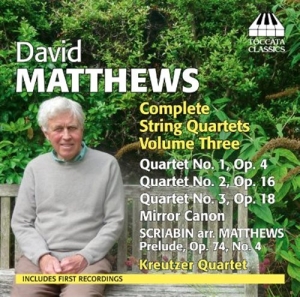 Matthews - String Quartets Vol 3 ryhmässä CD @ Bengans Skivbutik AB (1156971)