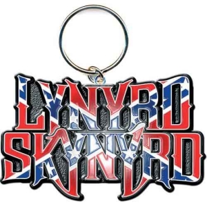 Lynyrd Skynyrd - Keychain: Flag Logo ryhmässä Minishops / Lynyrd Skynyrd @ Bengans Skivbutik AB (115739)