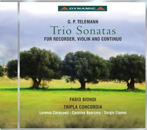 Telemann - Trio Sonatas ryhmässä CD @ Bengans Skivbutik AB (1175597)