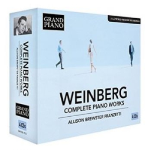 Mieczyslaw Weinberg - Complete Piano Works ryhmässä CD @ Bengans Skivbutik AB (1188468)