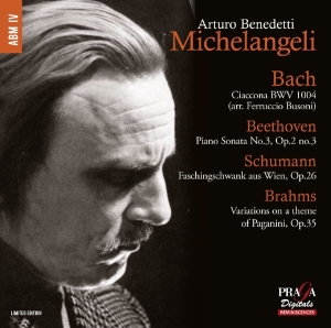 Arturo Benedetti Michelangeli - Volume 3:Chaconne ryhmässä Musiikki / SACD / Klassiskt @ Bengans Skivbutik AB (1188545)