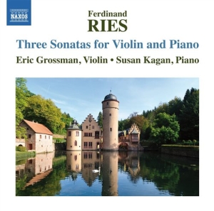 Ries - Three Sonatas For Violin ryhmässä CD @ Bengans Skivbutik AB (1246299)