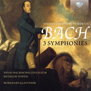 Bach Johann Christoph Friedrich - 3 Symphonies ryhmässä CD @ Bengans Skivbutik AB (1271775)