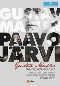 Mahler Gustav - Symphonies Nos. 3 & 4 ryhmässä Musiikki / DVD Audio / Klassiskt @ Bengans Skivbutik AB (1273126)