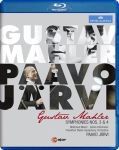 Mahler Gustav - Symphonies Nos. 3 & 4 (Bd) ryhmässä Musiikki / Musiikki Blu-Ray / Klassiskt @ Bengans Skivbutik AB (1273135)