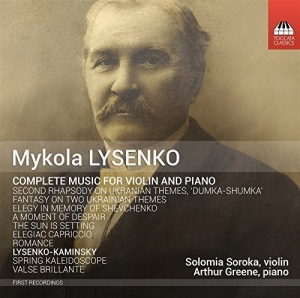 Lysenko Mykola / Kaminsky Victor - Music For Violin And Piano ryhmässä CD @ Bengans Skivbutik AB (1273344)