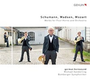 Mozart Leopold / Schumann - Original Works For Four Horns And O ryhmässä CD @ Bengans Skivbutik AB (1554784)