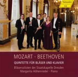 Beethoven / Mozart - Quintets For Winds & Piano ryhmässä CD @ Bengans Skivbutik AB (1555163)