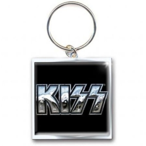 Kiss - Chromo logo metal keychain ryhmässä Minishops / Kiss @ Bengans Skivbutik AB (1556221)