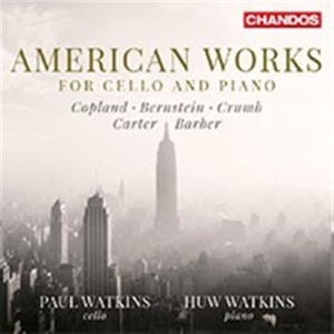 Barber / Bernstein / Copland - American Works For Cello And Piano ryhmässä CD @ Bengans Skivbutik AB (1714334)