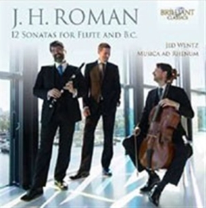 Roman J H - 12 Sonatas For Flute And B.C. ryhmässä CD @ Bengans Skivbutik AB (1733873)