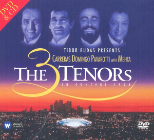 Luciano Pavarotti Plácido Dom - The 3 Tenors In Concert 1994 ryhmässä DVD & BLU-RAY @ Bengans Skivbutik AB (1847222)