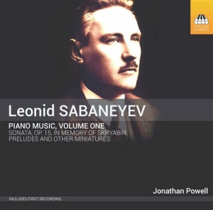 Sabaneyev - Piano Music Vol. 1 ryhmässä CD @ Bengans Skivbutik AB (1910984)