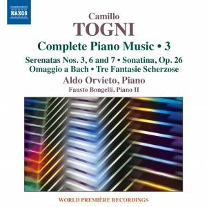 Togni Camillo - Complete Piano Music, Vol. 3 ryhmässä ME SUOSITTELEMME / Joululahjavinkki: CD @ Bengans Skivbutik AB (1946646)