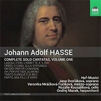 Hasse J A - Complete Solo Cantatas, Vol. 1 ryhmässä ME SUOSITTELEMME / Joululahjavinkki: CD @ Bengans Skivbutik AB (1949808)