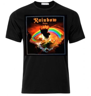 Rainbow - Rainbow T-Shirt Rising ryhmässä Minishops / Dio @ Bengans Skivbutik AB (1951188)