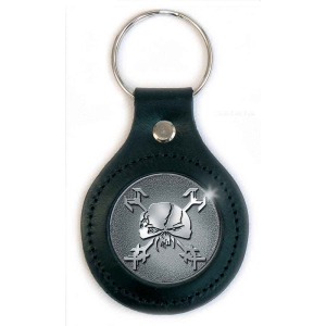 Iron Maiden - Keyring Leather ryhmässä MERCH @ Bengans Skivbutik AB (1957468)