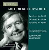 Butterworth Arthur - Symphonies Nos. 1, 2 & 4 ryhmässä CD @ Bengans Skivbutik AB (2003818)