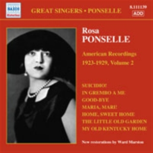 Rosa Ponselle - American Recordings Vol. 2 ryhmässä ME SUOSITTELEMME / Joululahjavinkki: CD @ Bengans Skivbutik AB (2006101)