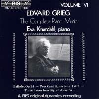 Grieg Edvard - Complete Piano Music Vol 6 ryhmässä ME SUOSITTELEMME / Joululahjavinkki: CD @ Bengans Skivbutik AB (2006459)