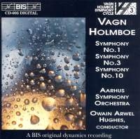 Holmboe Vagn - Symphony 1 3/Rustica 10 ryhmässä ME SUOSITTELEMME / Joululahjavinkki: CD @ Bengans Skivbutik AB (2006667)