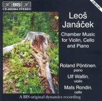 Ulf Wallin Roland Pöntinen Mats R - Janacek: Chamber Music For Violin, ryhmässä ME SUOSITTELEMME / Joululahjavinkki: CD @ Bengans Skivbutik AB (2006700)