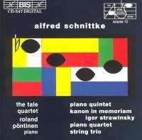 Schnittke Alfred - Piano Quintet /Kanon /Piano Qu ryhmässä CD @ Bengans Skivbutik AB (2006734)