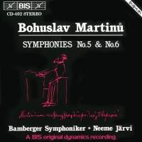 Martinu Bohuslav - Symphony 5/6 ryhmässä ME SUOSITTELEMME / Joululahjavinkki: CD @ Bengans Skivbutik AB (2006766)