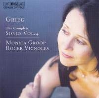 Grieg Edvard - Songs Vol 4 ryhmässä ME SUOSITTELEMME / Joululahjavinkki: CD @ Bengans Skivbutik AB (2006775)