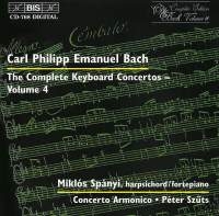 Bach Carl Philipp Emanuel - Keyb Concertos Vol 4 ryhmässä CD @ Bengans Skivbutik AB (2006912)