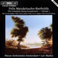 Mendelssohn Felix - Complete String Symphony Vol 1 ryhmässä ME SUOSITTELEMME / Joululahjavinkki: CD @ Bengans Skivbutik AB (2006935)