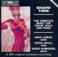 Tubin Eduard - Complete Music For Violin/Vla/ ryhmässä CD @ Bengans Skivbutik AB (2007176)