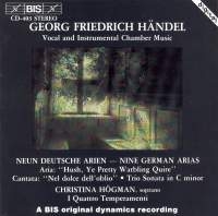 Handel George Frideric - Neun Deutschen Arien ryhmässä ME SUOSITTELEMME / Joululahjavinkki: CD @ Bengans Skivbutik AB (2007183)