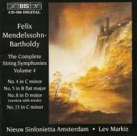 Mendelssohn Felix - Complete String Symphony Vol 4 ryhmässä ME SUOSITTELEMME / Joululahjavinkki: CD @ Bengans Skivbutik AB (2007195)