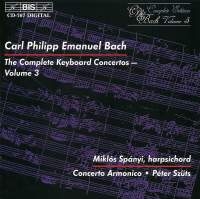 Bach Carl Philipp Emanuel - Keyboard Concertos Vol 3 ryhmässä CD @ Bengans Skivbutik AB (2007196)