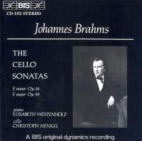 Brahms Johannes - Vc Sonatas ryhmässä ME SUOSITTELEMME / Joululahjavinkki: CD @ Bengans Skivbutik AB (2007338)