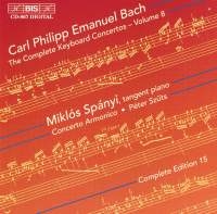 Bach Carl Philipp Emanuel - Keyboard Concertos Vol 8 ryhmässä CD @ Bengans Skivbutik AB (2007381)