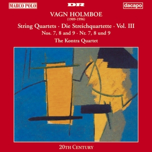 Holmboe Vagn - String Quartet Vol 3 ryhmässä CD @ Bengans Skivbutik AB (2008127)