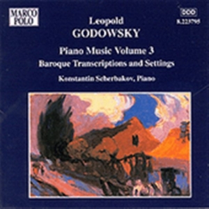 Godowsky Leopold - Piano Music Vol 3 ryhmässä CD @ Bengans Skivbutik AB (2008183)