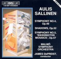 Sallinen Aulis - Symphony 4/5 /Shadows Op52 ryhmässä ME SUOSITTELEMME / Joululahjavinkki: CD @ Bengans Skivbutik AB (2008352)