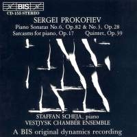 Prokofiev Sergey - Piano Son 6 & 3 /Sarcasms ryhmässä CD @ Bengans Skivbutik AB (2008695)