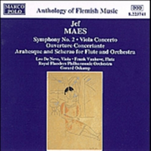 Maes Jef - Symphony 2 Vla Conc ryhmässä ME SUOSITTELEMME / Joululahjavinkki: CD @ Bengans Skivbutik AB (2008776)